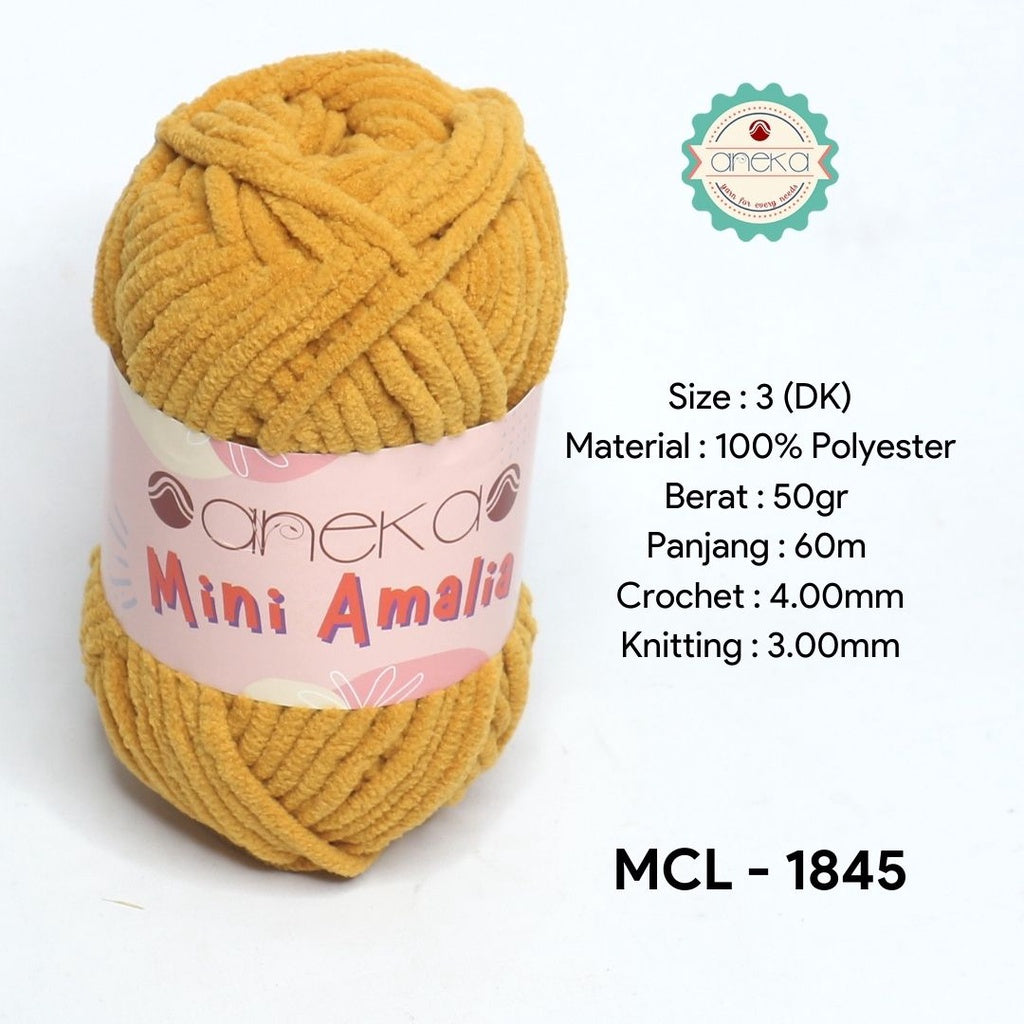 KATALOG - Benang Rajut Mini Amalia / Small Chenille Yarn