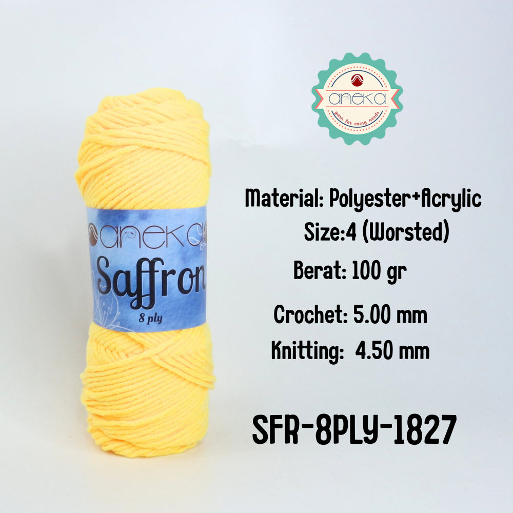 KATALOG - Benang Rajut Saffron 8 Ply / Crochet Knitting Yarn - Part 1
