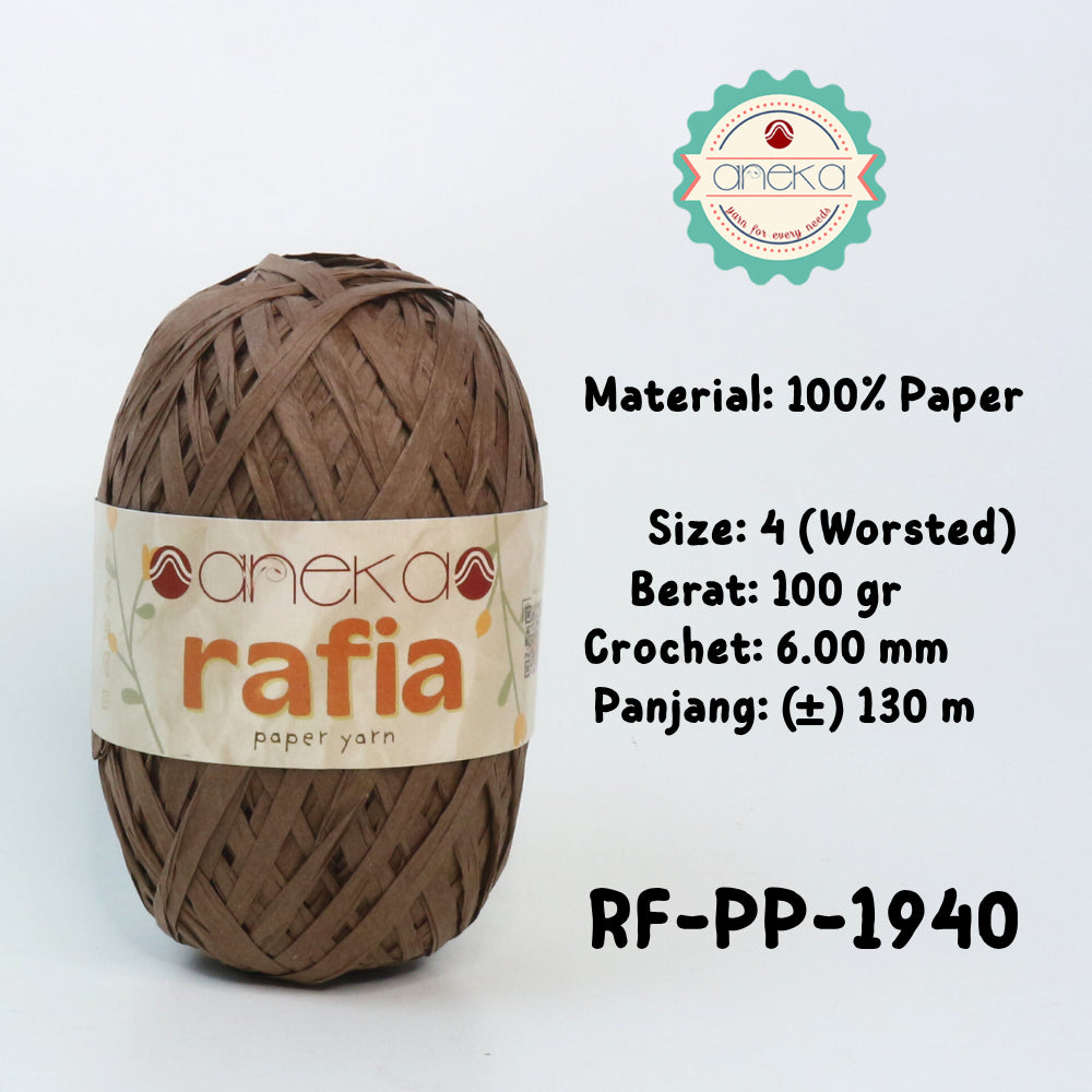 KATALOG - Benang Rajut Rafia / Raffia Paper Yarn