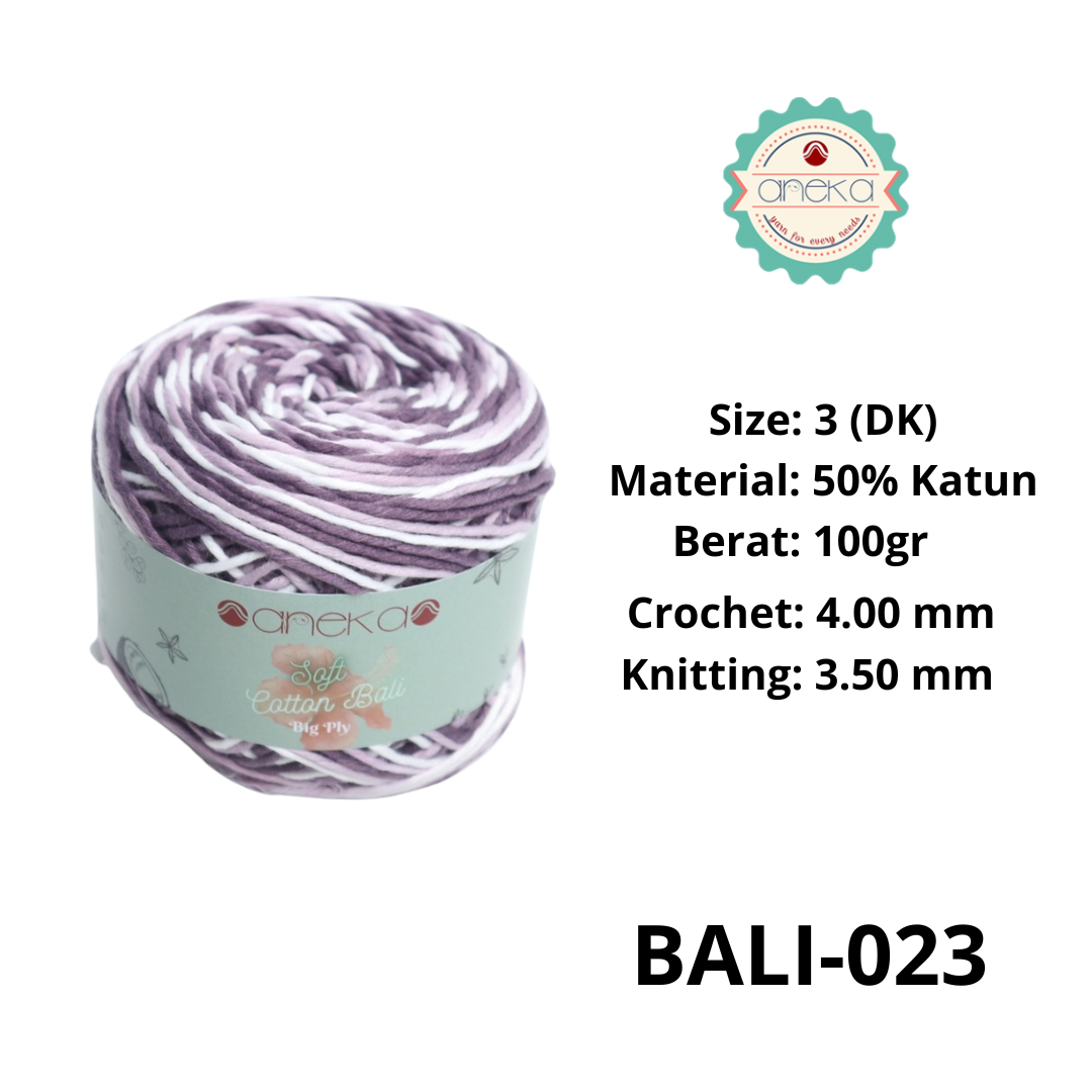 CATALOG - Sembur Mixed Balinese Cotton Knitting Yarn / Soft Cotton Big Ply Mambo