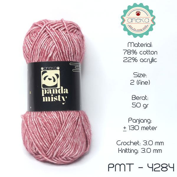 KATALOG - Benang Rajut Katun Panda Misty / Semprot Wol / Stonewashed Yarn - PART 2