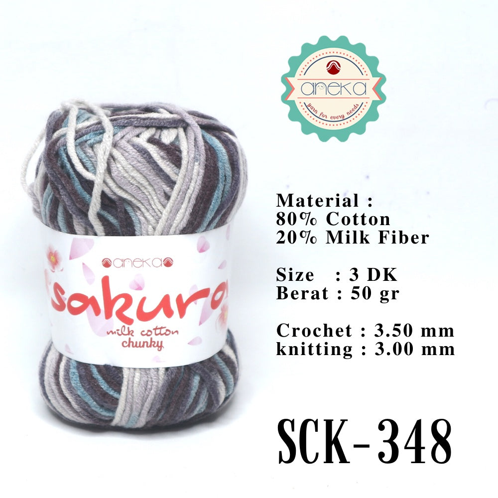 CATALOG - Sakura Milk Cotton Chunky Mix Sembur Mix Cotton Knitting Yarn PART 3