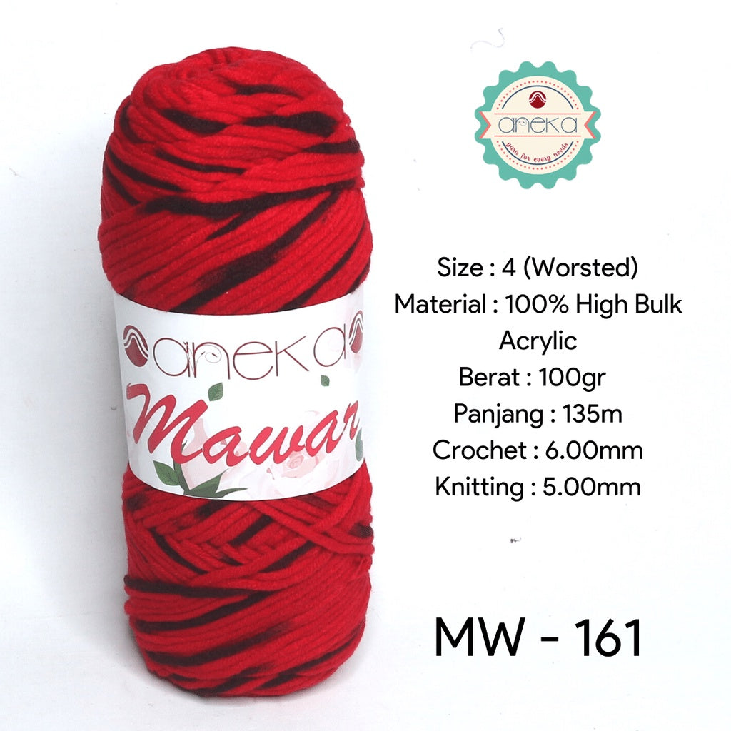 KATALOG - Benang Rajut Mawar / Soft Acrylic Yarn / 8 ply Milk Cotton Worsted / Katun Susu Sembur Mix PART 2