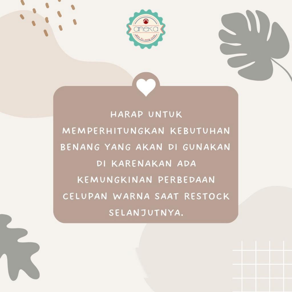 KATALOG - Benang Rajut Katun Susu Sakura Milk Cotton Chunky PART 1
