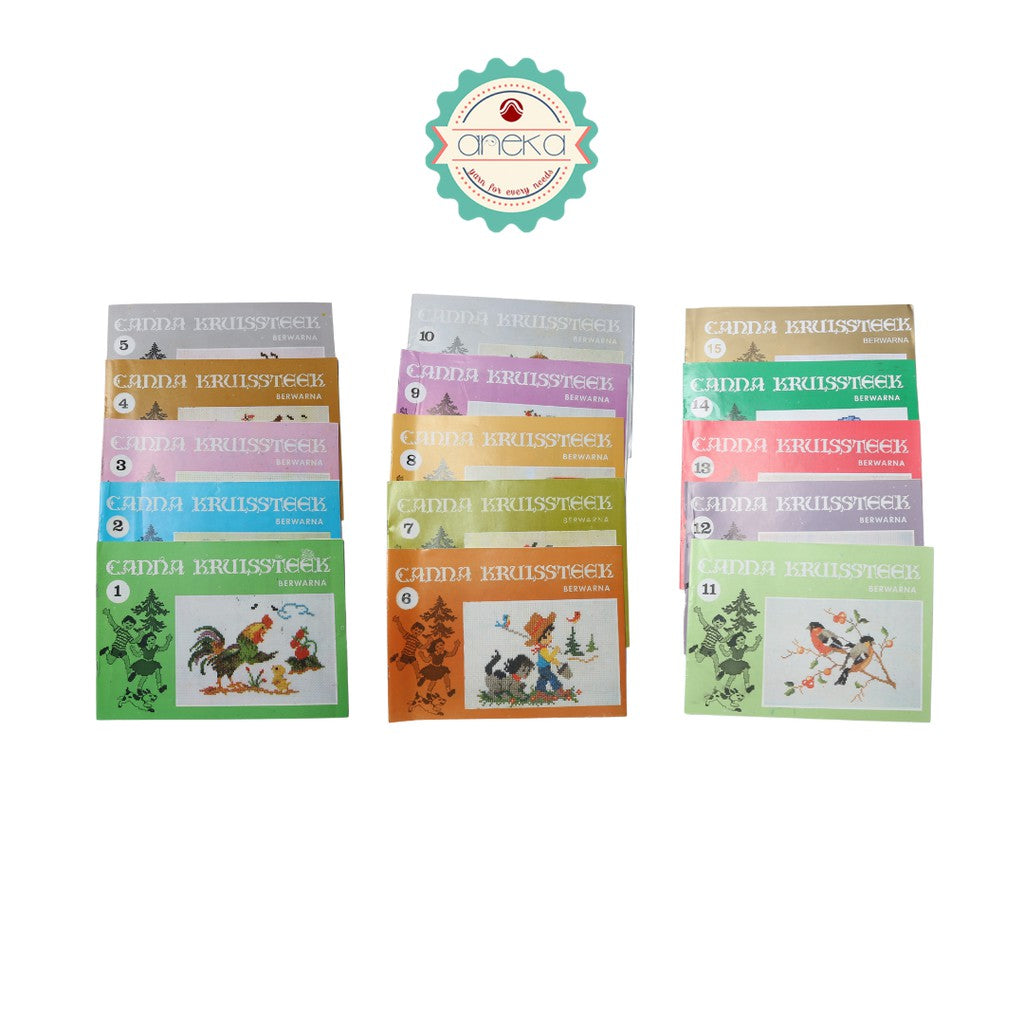 ANEKA - BUKU KRISTIK/CROSS STITCH CANNA KRUISSTEEK