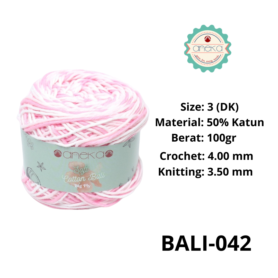 CATALOG - Sembur Mixed Balinese Cotton Knitting Yarn / Soft Cotton Big Ply Mambo