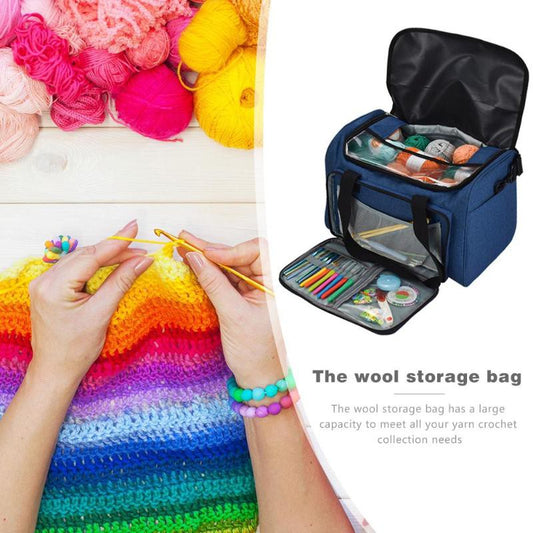 Tas Benang Rajut / Crochet Knitting Yarn Storage Bag Large / Besar