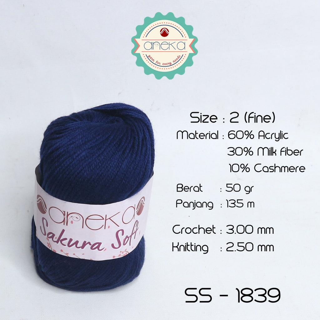 KATALOG - Benang Rajut Sakura Soft / Silk Cotton Milk Cotton Yarn Part 1