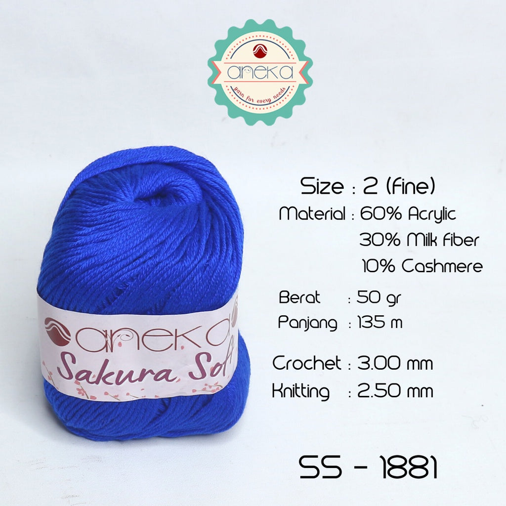 KATALOG - Benang Rajut Sakura Soft / Silk Cotton Milk Cotton Yarn Part 1