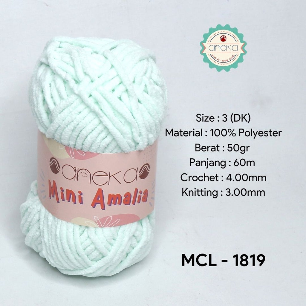 KATALOG - Benang Rajut Mini Amalia / Small Chenille Yarn