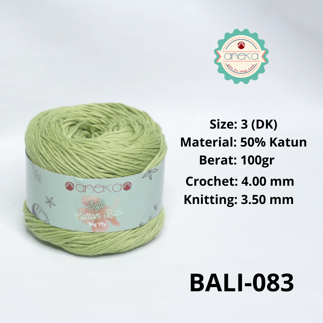KATALOG - Benang Rajut Katun Bali ANEKA / Soft Cotton Big Ply made by ANEKABENANG PART 1