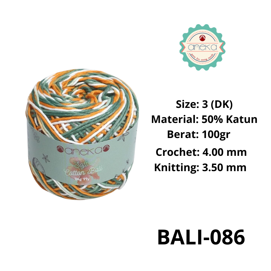 CATALOG - Sembur Mixed Balinese Cotton Knitting Yarn / Soft Cotton Big Ply Mambo