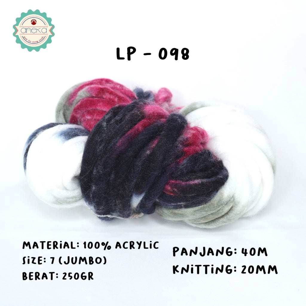 KATALOG - Benang Wol / Wool Ekstra Tebal Sembur - LOOPY YARN MIX