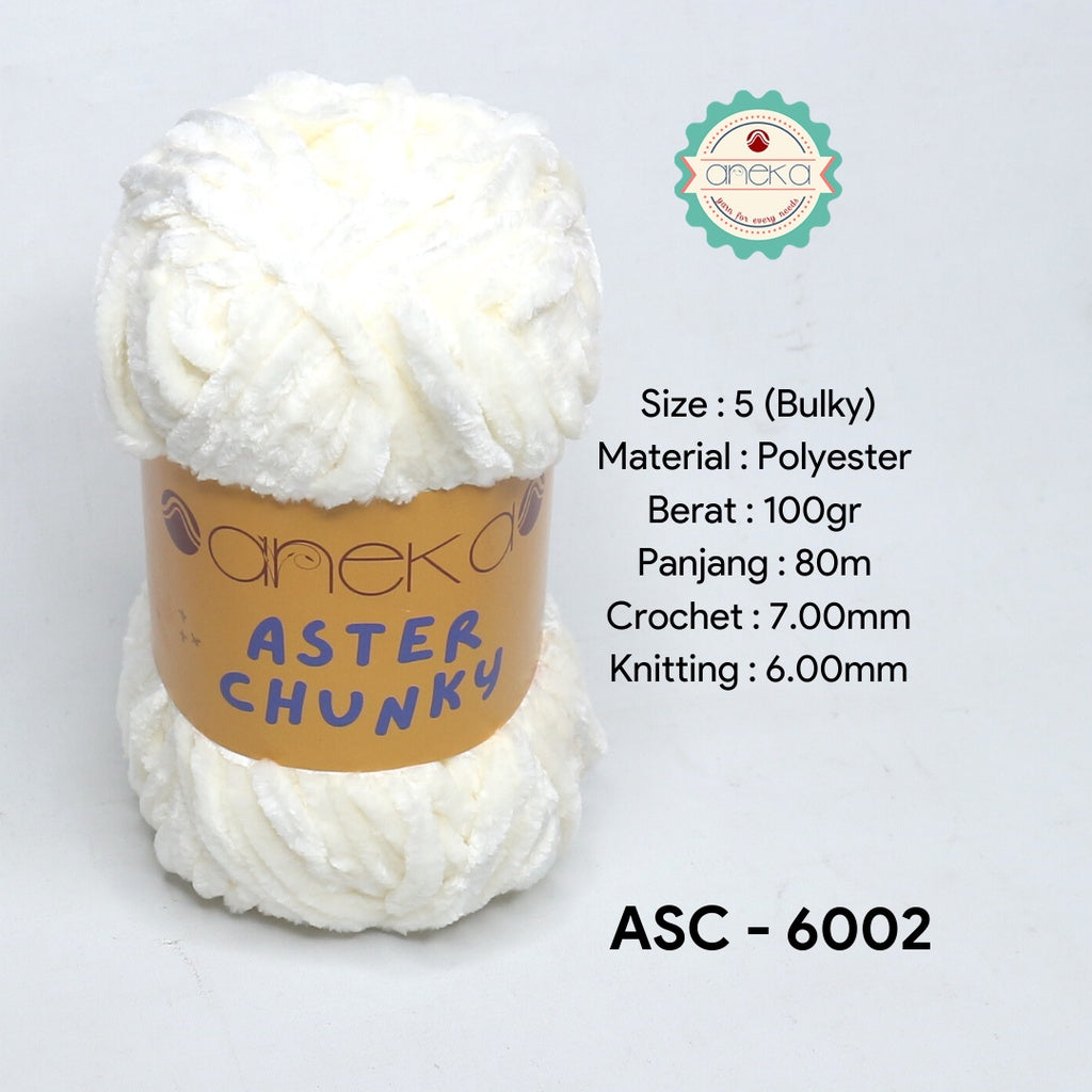 KATALOG - Benang Rajut Bludru Aster CHUNKY / Velvet Knitting Yarn