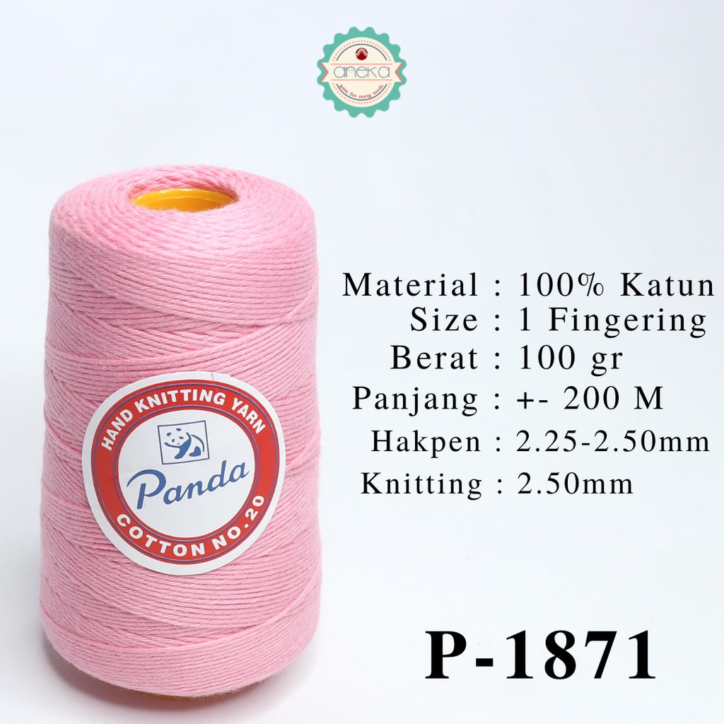 KATALOG - Benang Rajut Katun Panda / Cotton Yarn 2