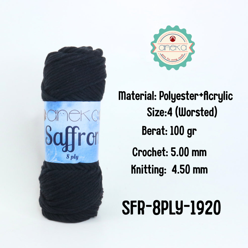 KATALOG - Benang Rajut Saffron 8 Ply / Crochet Knitting Yarn - Part 1