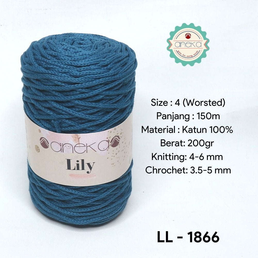 KATALOG - Benang Rajut Lily / Lili / Tambang / Macrame Cotton Rope Yarn