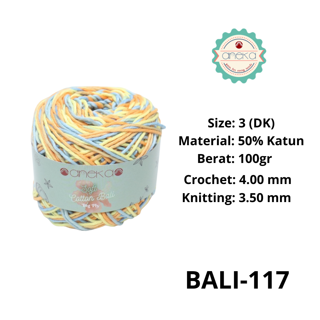 CATALOG - Sembur Mixed Balinese Cotton Knitting Yarn / Soft Cotton Big Ply Mambo