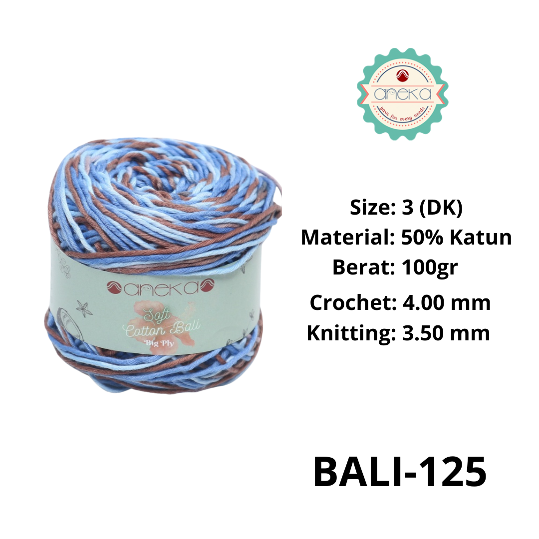 CATALOG - Sembur Mixed Balinese Cotton Knitting Yarn / Soft Cotton Big Ply Mambo