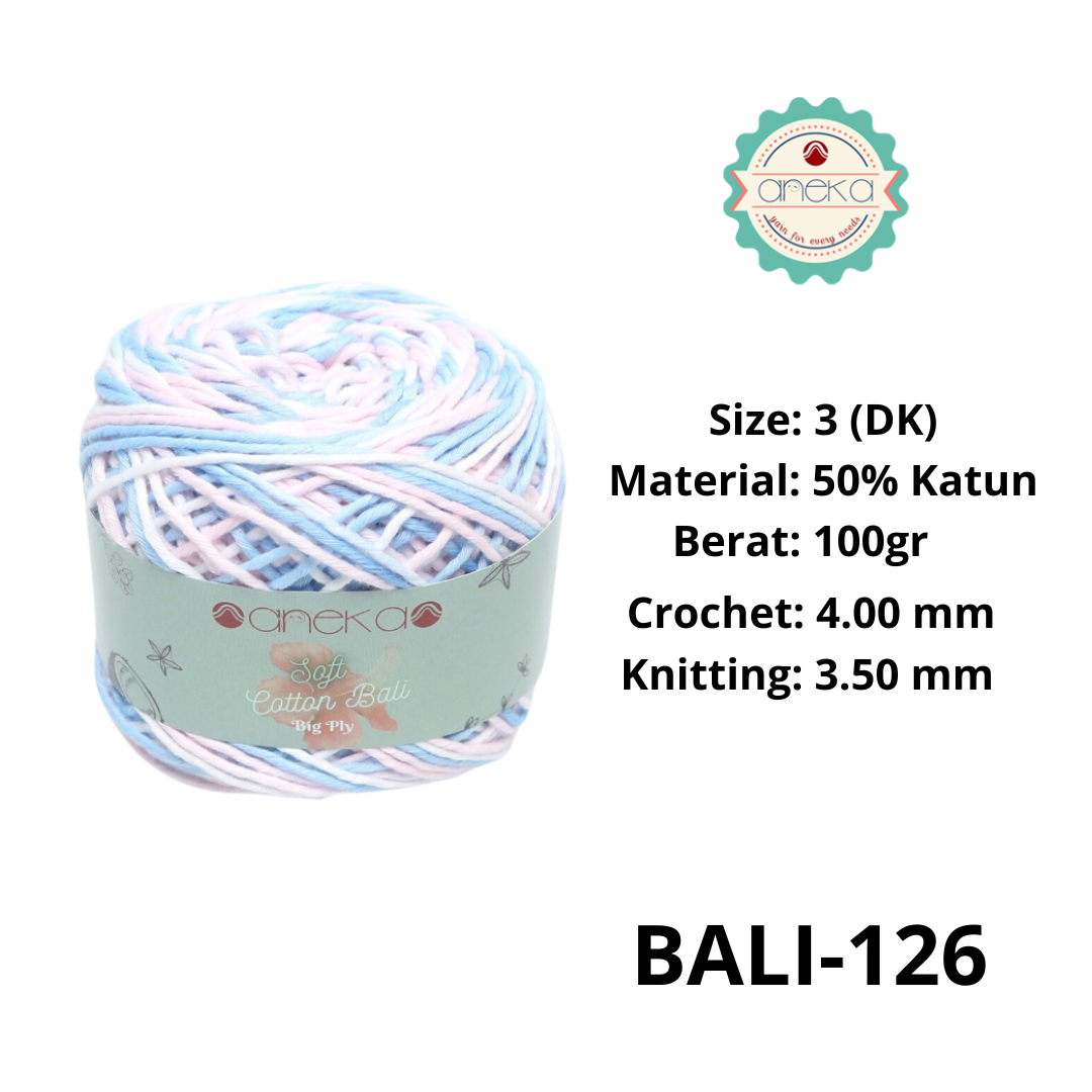 CATALOG - Sembur Mixed Balinese Cotton Knitting Yarn / Soft Cotton Big Ply Mambo