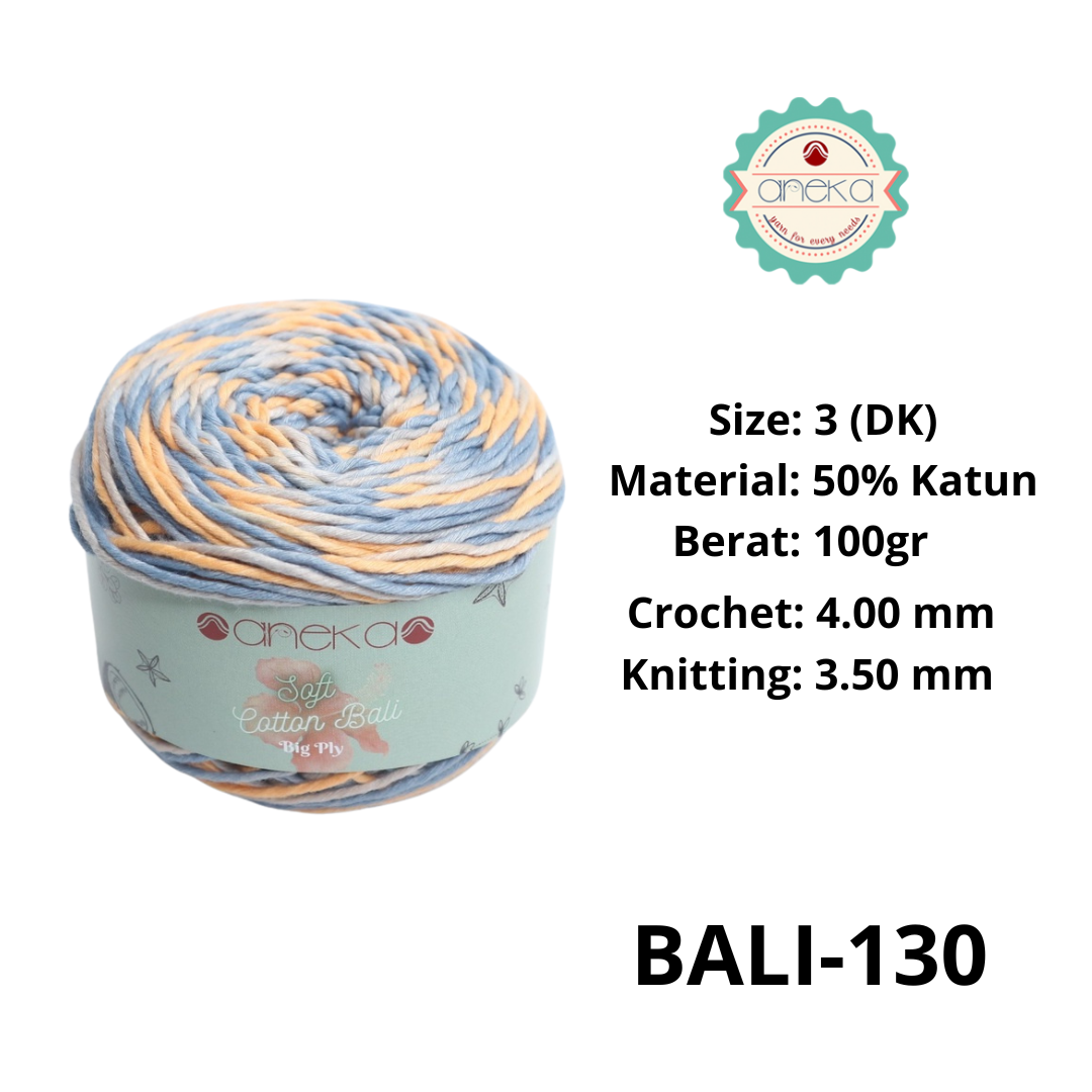 CATALOG - Sembur Mixed Balinese Cotton Knitting Yarn / Soft Cotton Big Ply Mambo