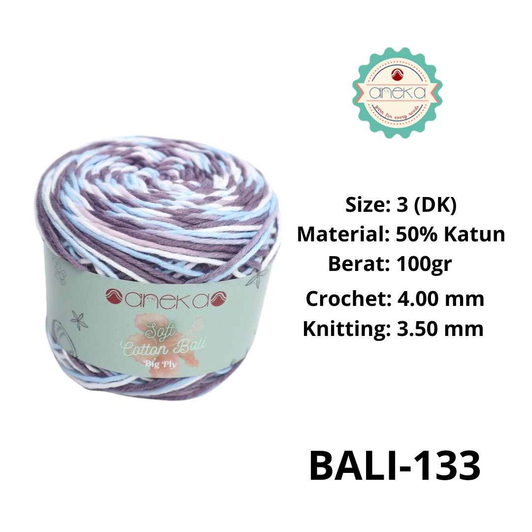 CATALOG - Sembur Mixed Balinese Cotton Knitting Yarn / Soft Cotton Big Ply Mambo