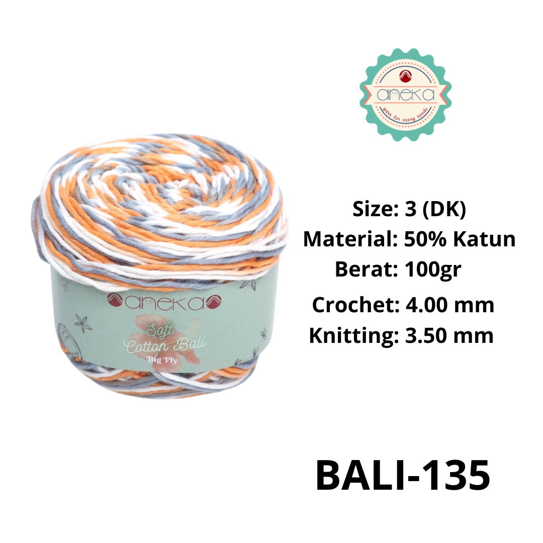 CATALOG - Sembur Mixed Balinese Cotton Knitting Yarn / Soft Cotton Big Ply Mambo