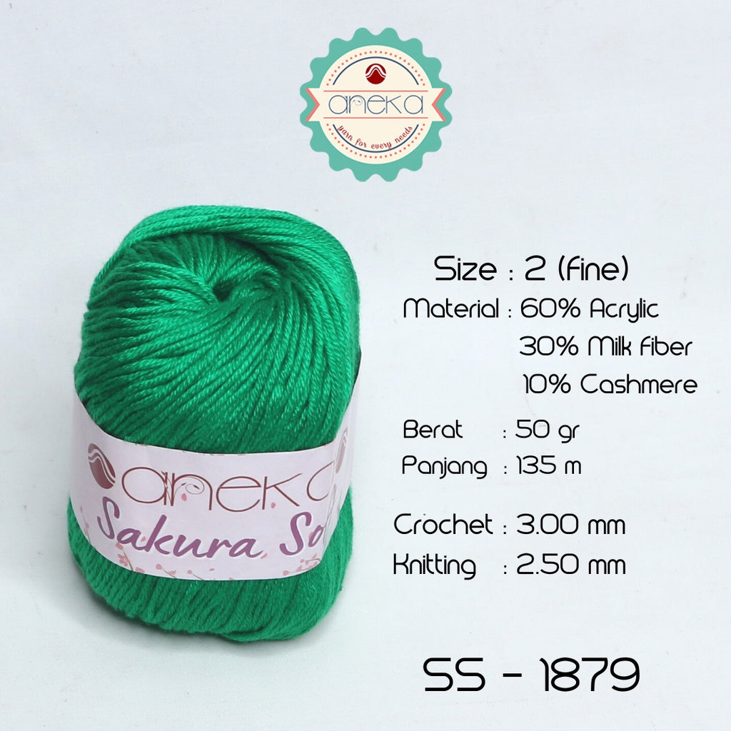KATALOG - Benang Rajut Sakura Soft / Silk Cotton Milk Cotton Yarn Part 1