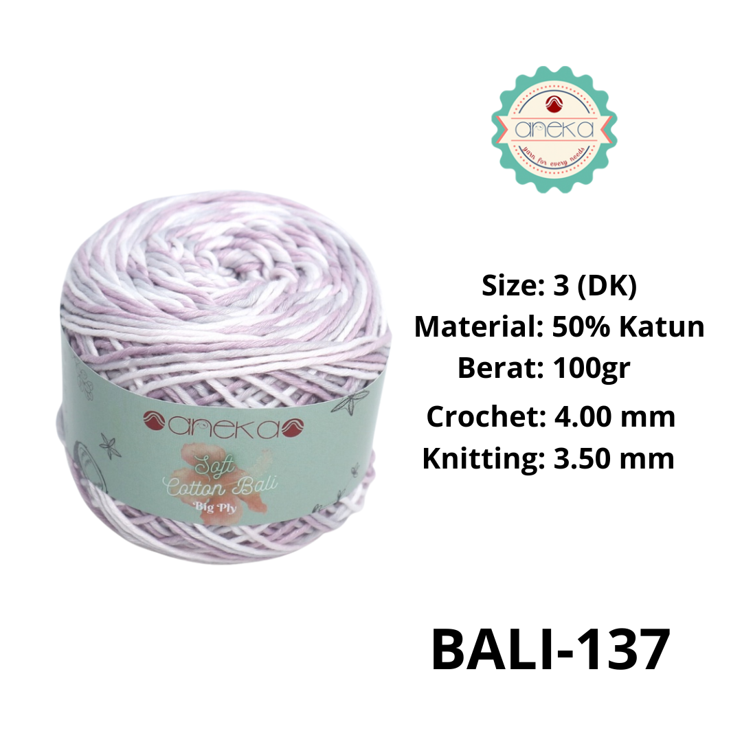 CATALOG - Sembur Mixed Balinese Cotton Knitting Yarn / Soft Cotton Big Ply Mambo