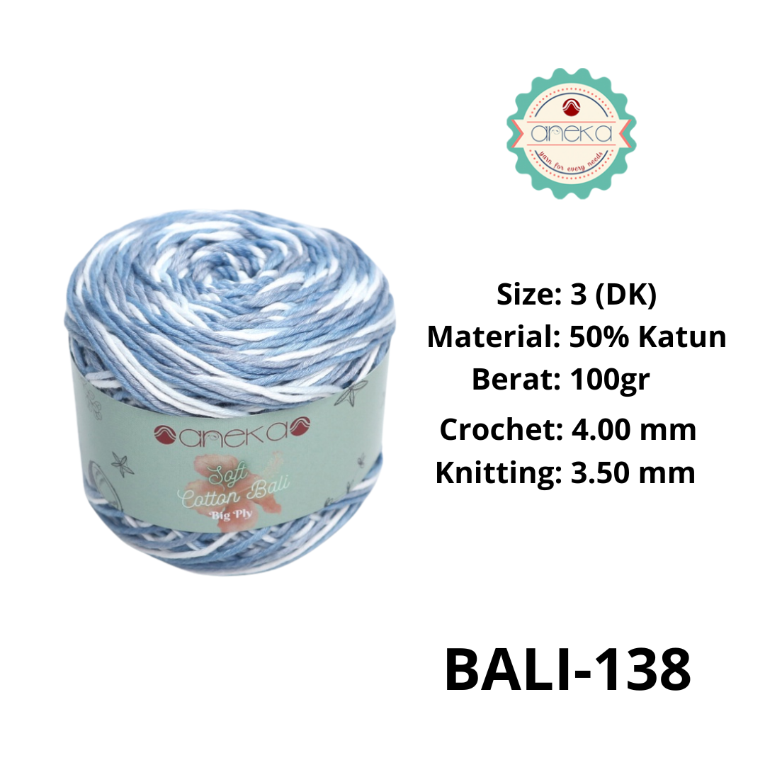 CATALOG - Sembur Mixed Balinese Cotton Knitting Yarn / Soft Cotton Big Ply Mambo