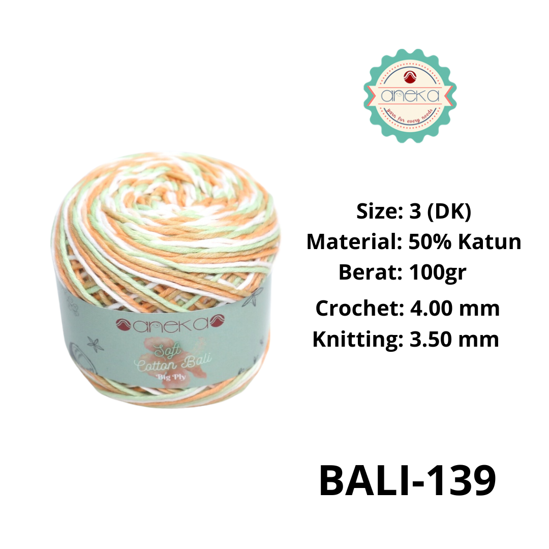 CATALOG - Sembur Mixed Balinese Cotton Knitting Yarn / Soft Cotton Big Ply Mambo