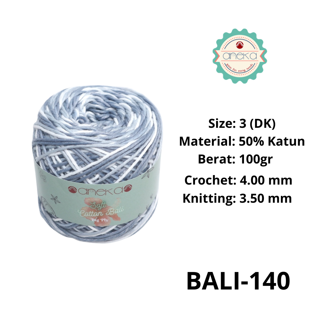 CATALOG - Sembur Mixed Balinese Cotton Knitting Yarn / Soft Cotton Big Ply Mambo