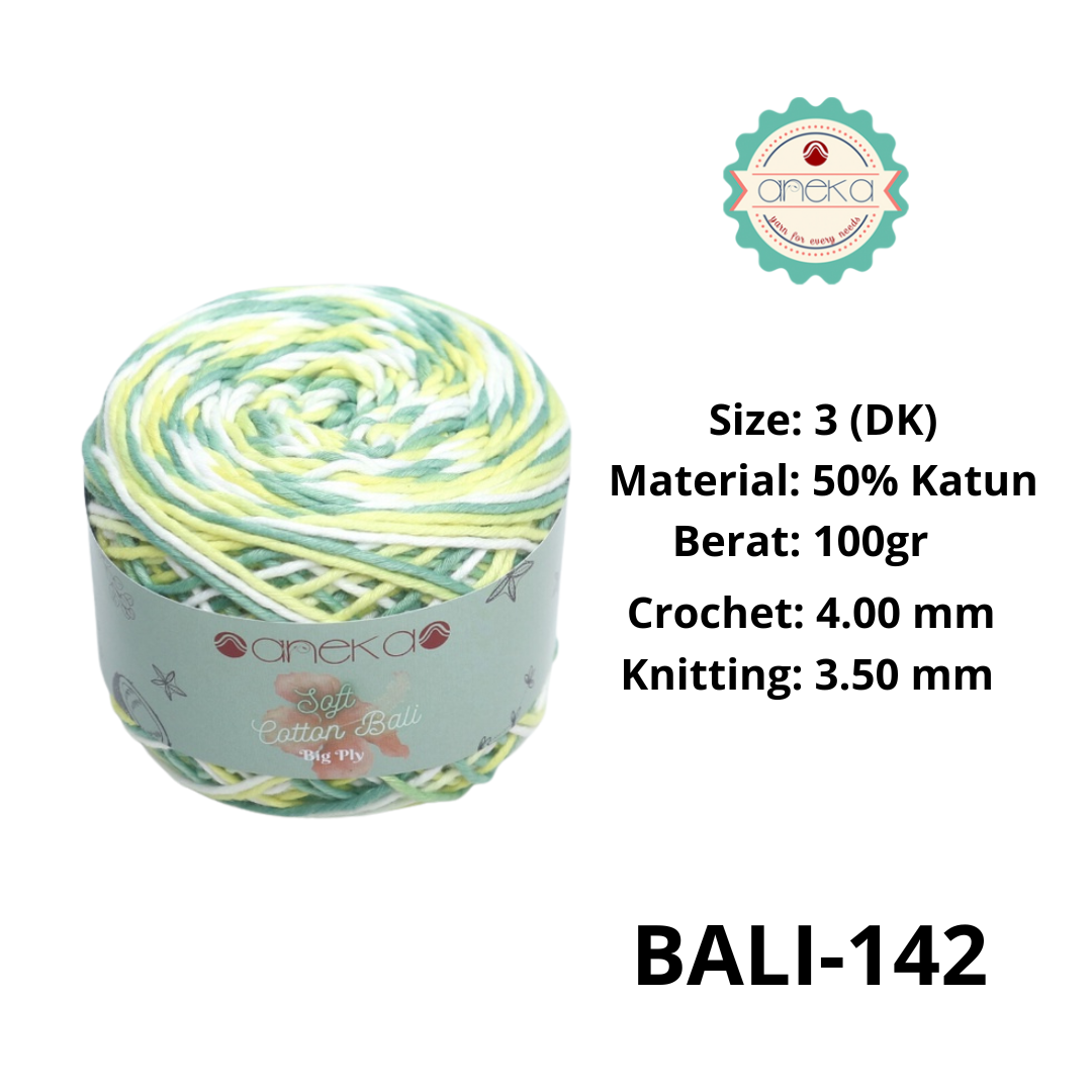 CATALOG - Sembur Mixed Balinese Cotton Knitting Yarn / Soft Cotton Big Ply Mambo