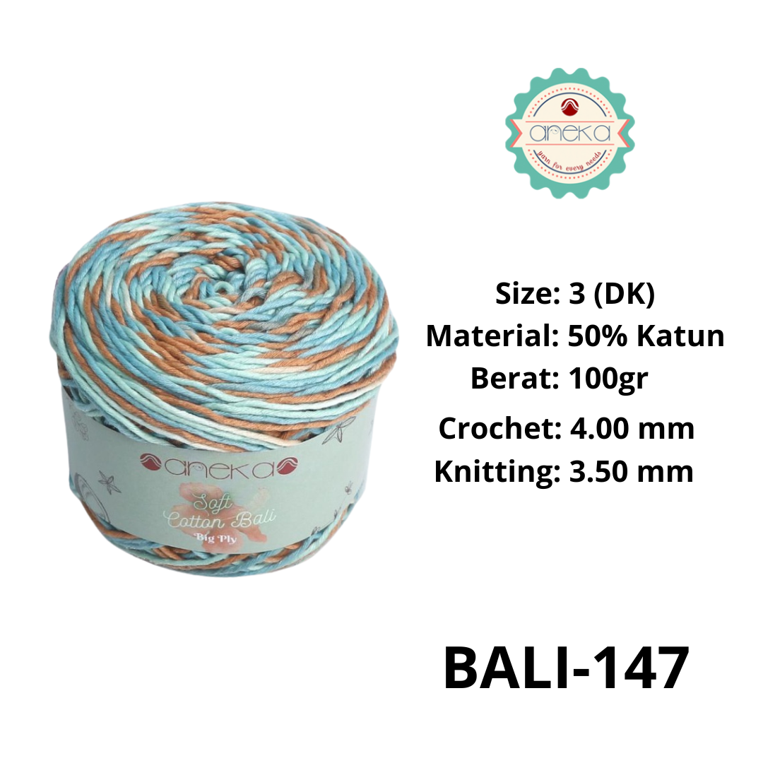 CATALOG - Sembur Mixed Balinese Cotton Knitting Yarn / Soft Cotton Big Ply Mambo