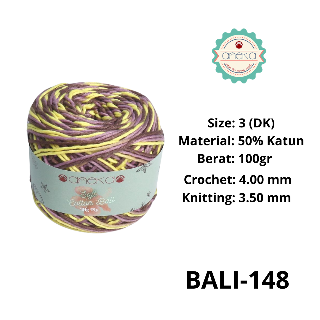 CATALOG - Sembur Mixed Balinese Cotton Knitting Yarn / Soft Cotton Big Ply Mambo