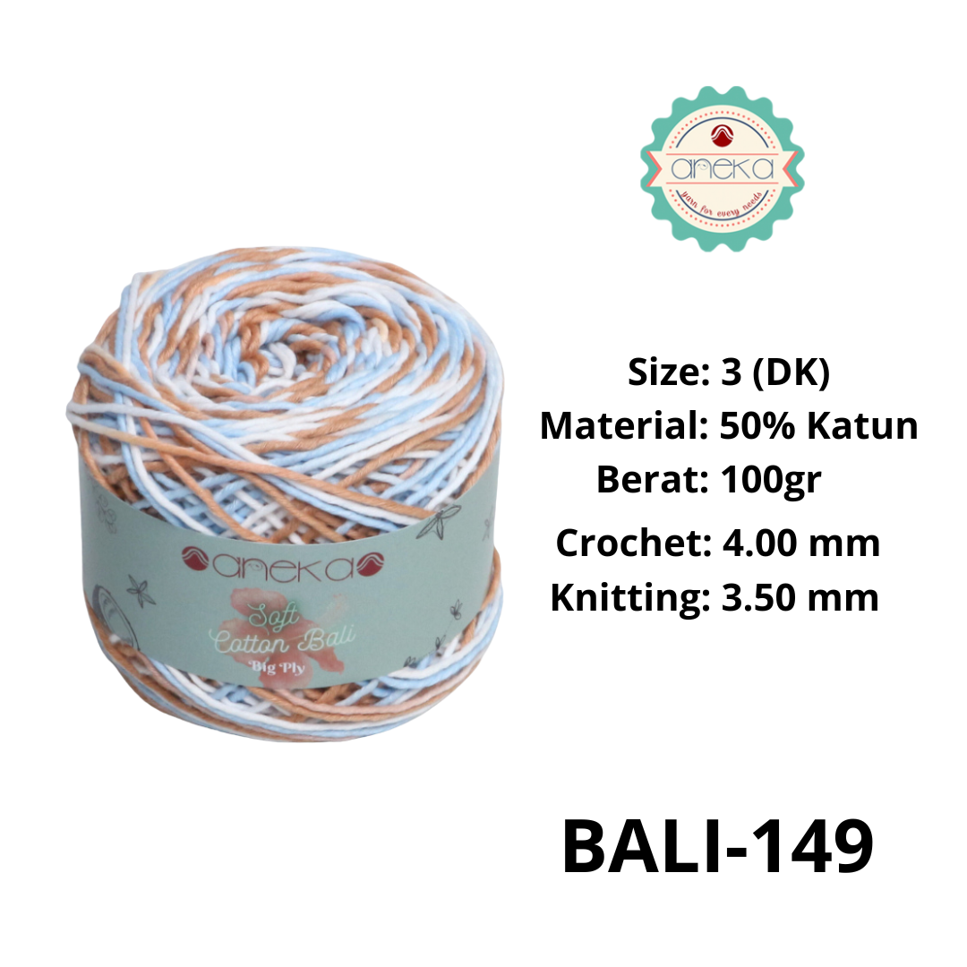CATALOG - Sembur Mixed Balinese Cotton Knitting Yarn / Soft Cotton Big Ply Mambo