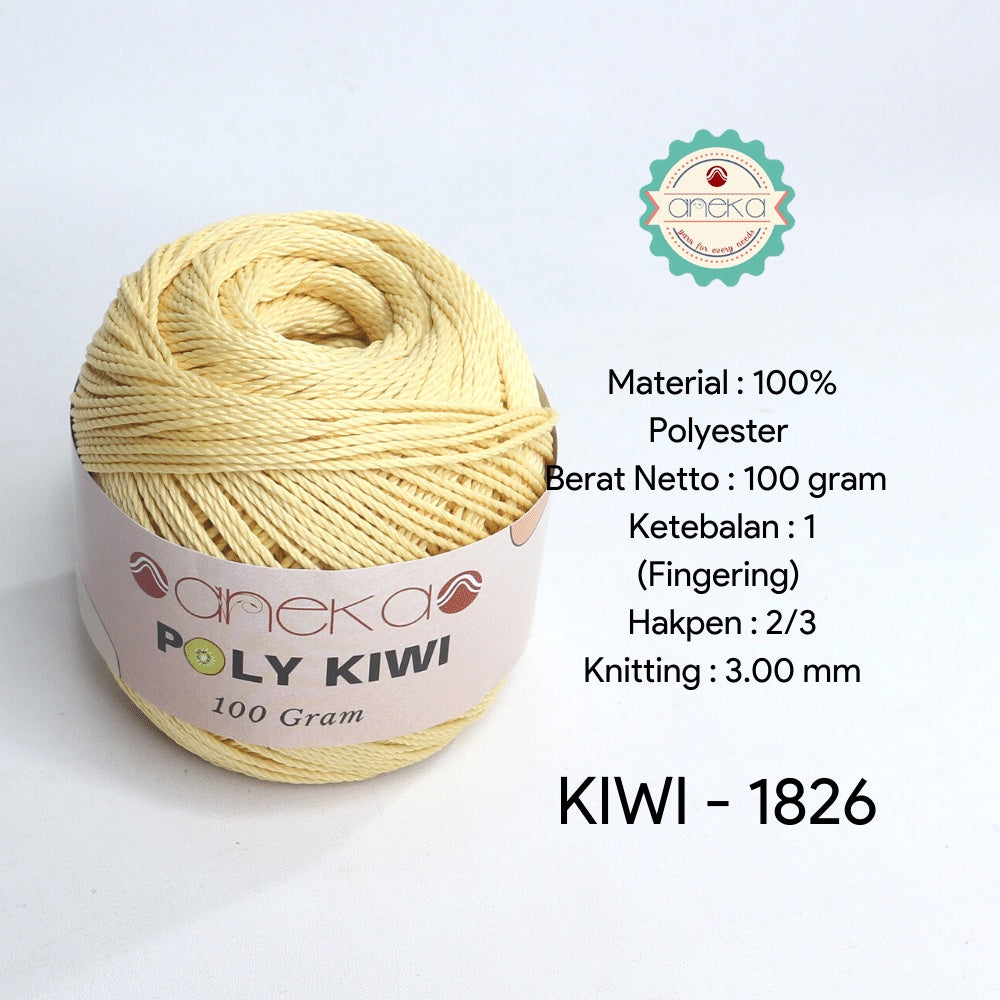 KATALOG - Benang Rajut Poli / Poly Kiwi Yarn - PREMIUM - Part 1