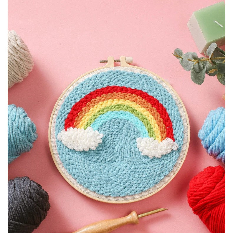 KATALOG - Round Canvas Punch Needle ANK / Kanvas Punch Bulat DIY