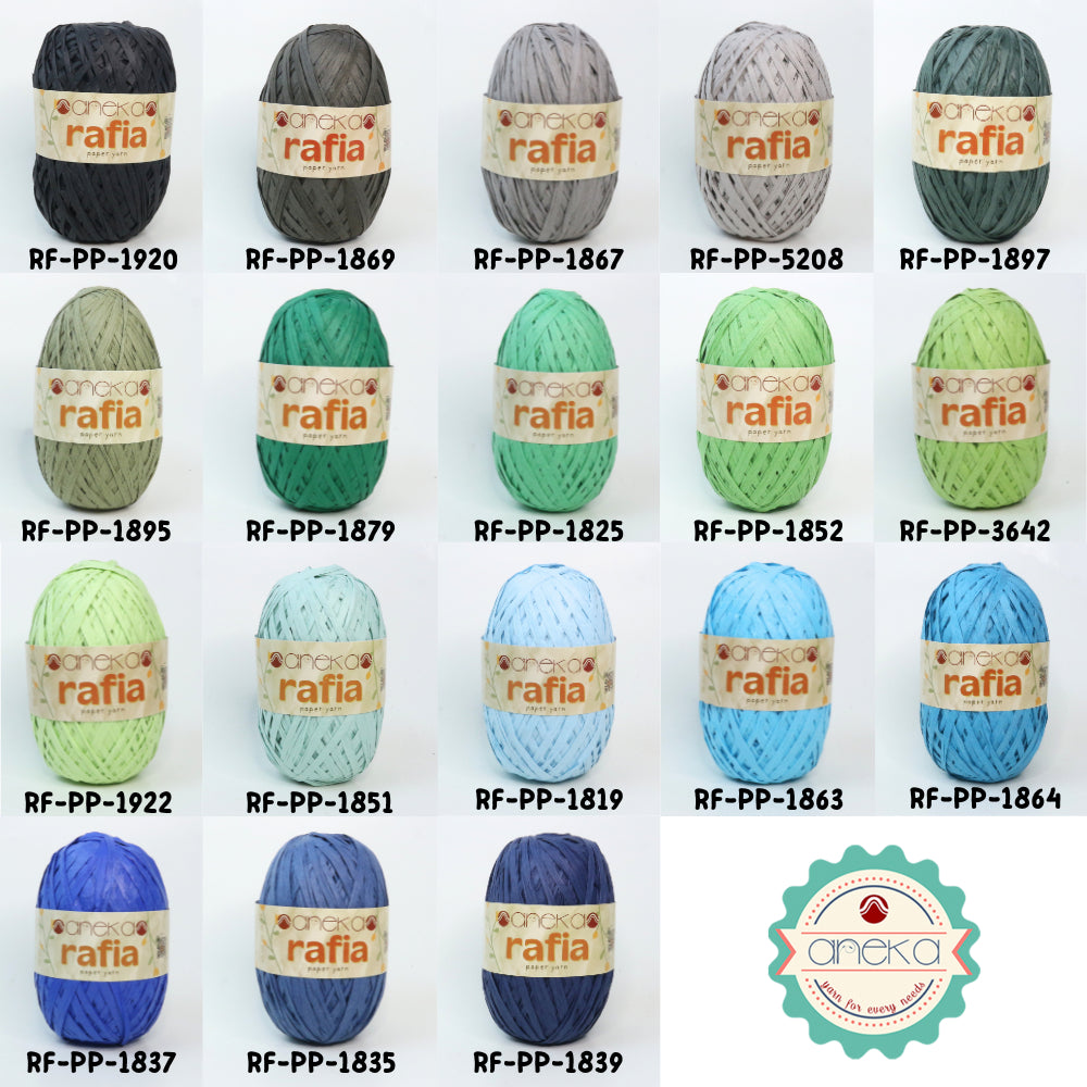 KATALOG - Benang Rajut Rafia / Raffia Paper Yarn