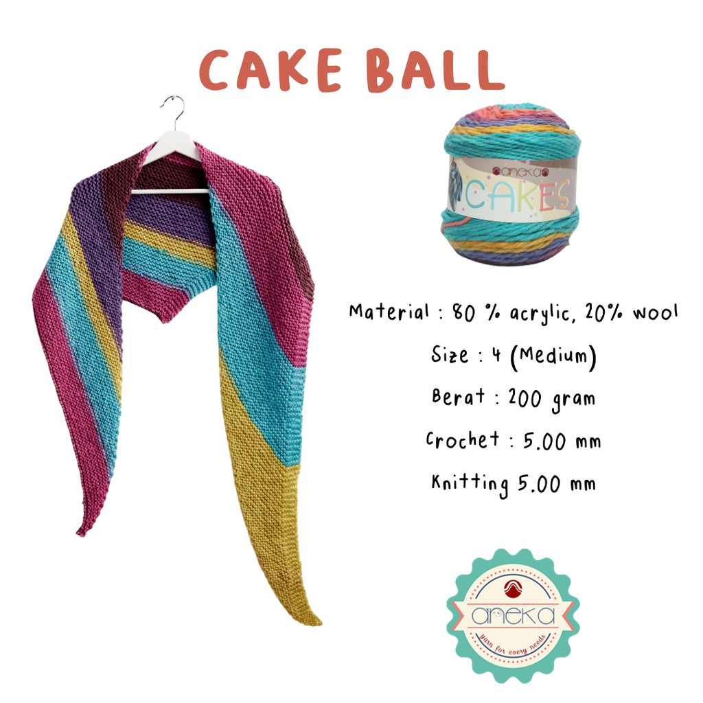 KATALOG - BENANG ANEKA CAKE BALL / CAKES YARN