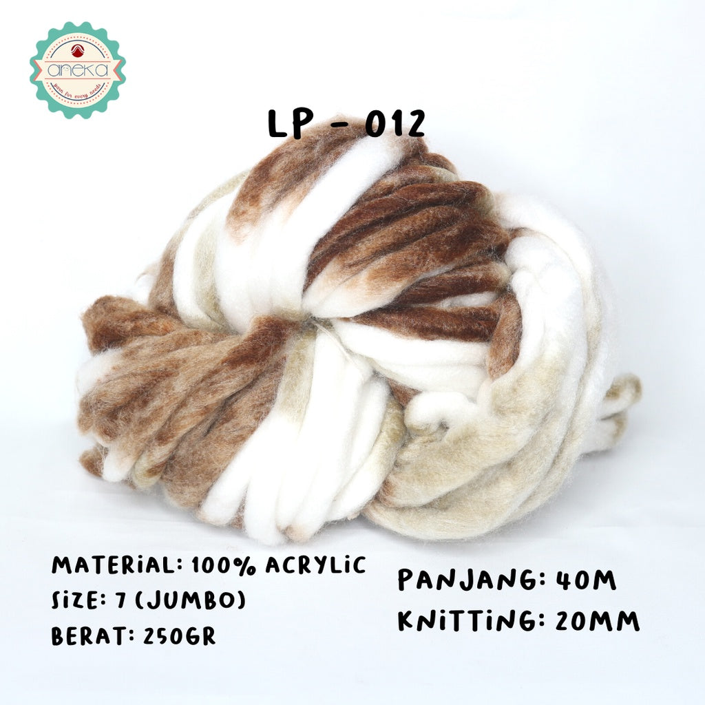 KATALOG - Benang Wol / Wool Ekstra Tebal Sembur - LOOPY YARN MIX