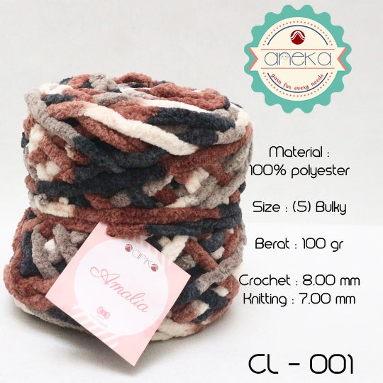 KATALOG - Benang Rajut Chenille Midi Amalia Yarn PART 2