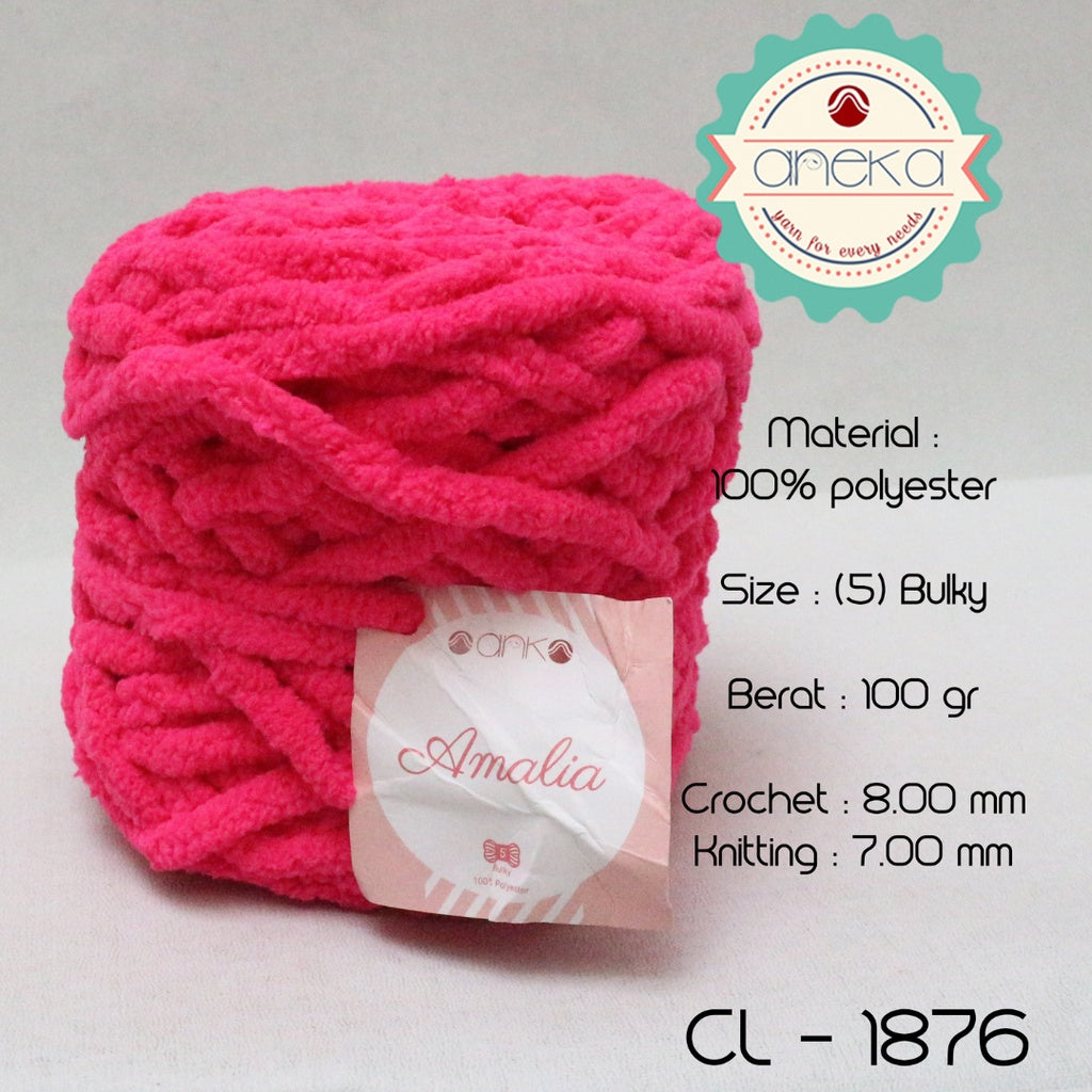 KATALOG - Benang Rajut Chenille Midi Amalia Yarn PART 1