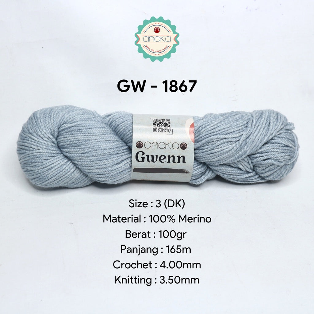 KATALOG - Benang Rajut Gwenn Yarn / Merino - Premium