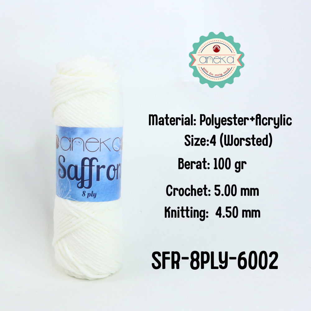KATALOG - Benang Rajut Saffron 8 Ply / Crochet Knitting Yarn - Part 1