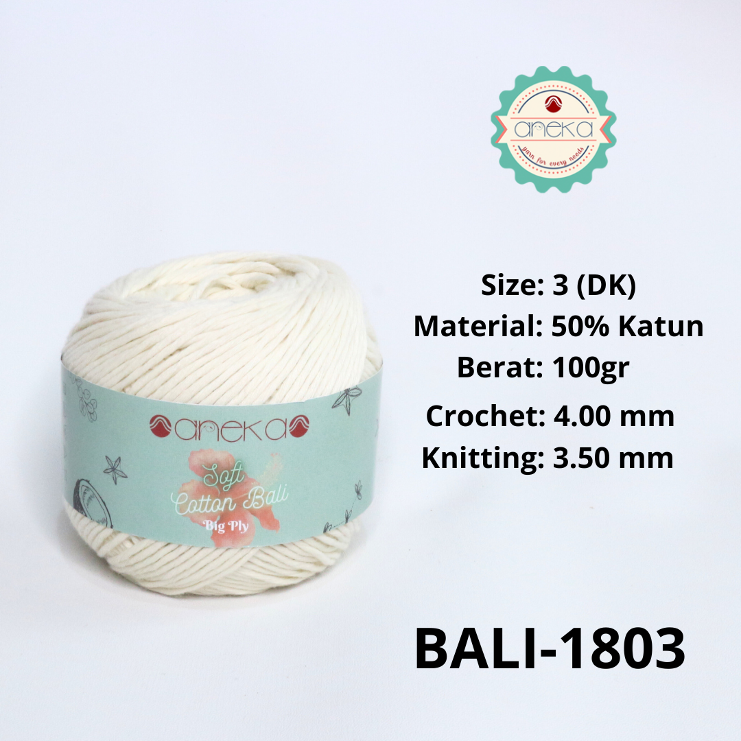 KATALOG - Benang Rajut Katun Bali ANEKA / Soft Cotton Big Ply made by ANEKABENANG PART 1