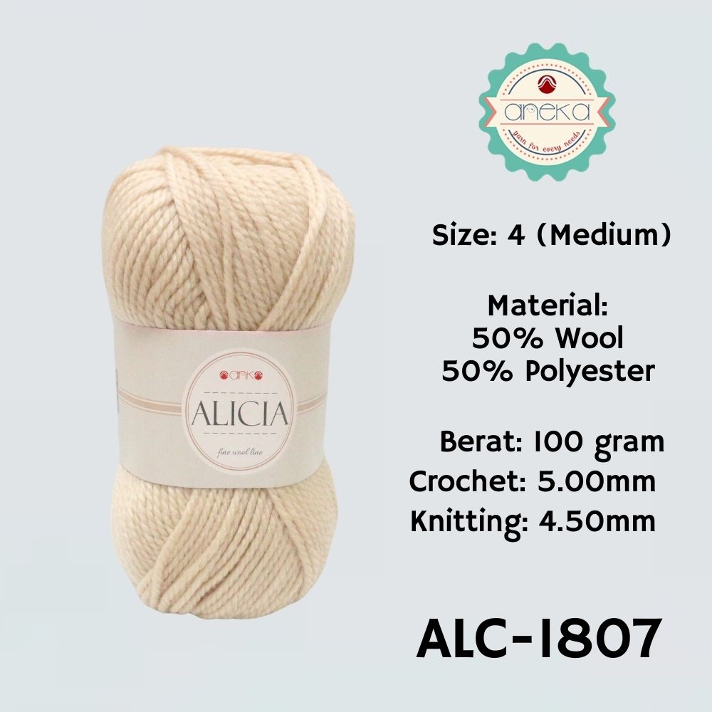 KATALOG - Benang Rajut Wool Alicia / Crochet Knitting Yarn - Part 1