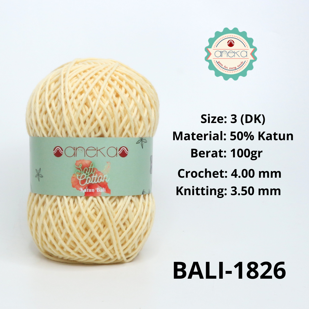KATALOG - Benang Rajut Katun Bali ANEKA / Soft Cotton Big Ply made by ANEKABENANG PART 1