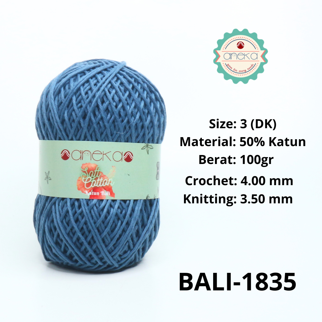 KATALOG - Benang Rajut Katun Bali ANEKA / Soft Cotton Big Ply made by ANEKABENANG PART 1