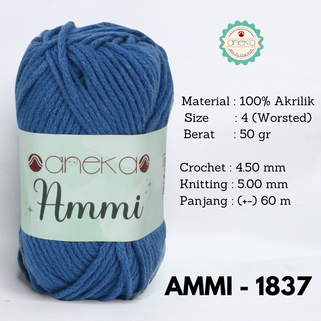 KATALOG - Benang Rajut Ammi / 100% Acrylic / 6 Ply Akrilik